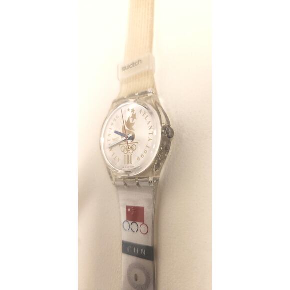 Swatch watch OLYMPIC TEAM CHINA GZ150C 1996 Olympic Specials New old stock - Picture 5 of 8